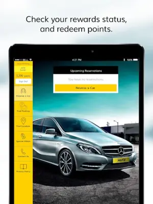 Hertz RentACar android App screenshot 0